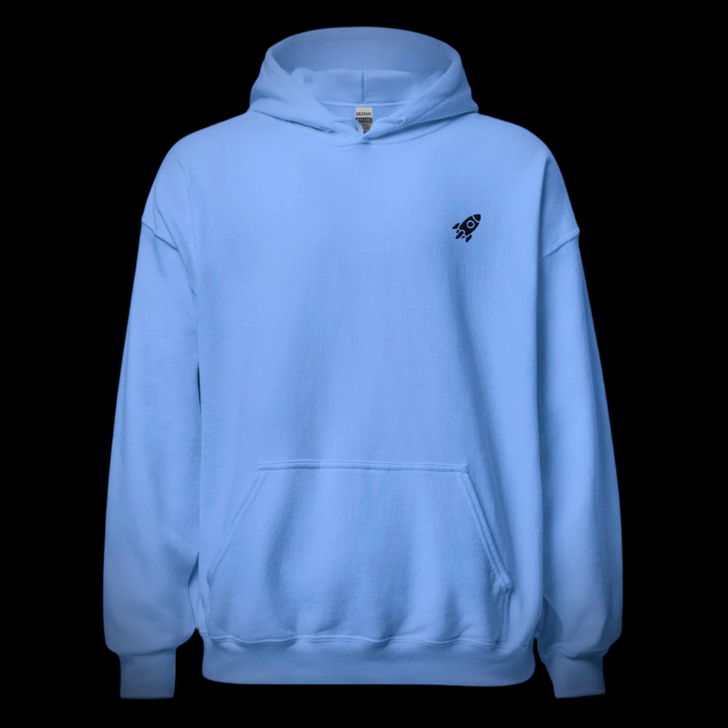 🚀 ROCKET LOGO - Premium Embroidered Heavyweight Hoodie With Poster
