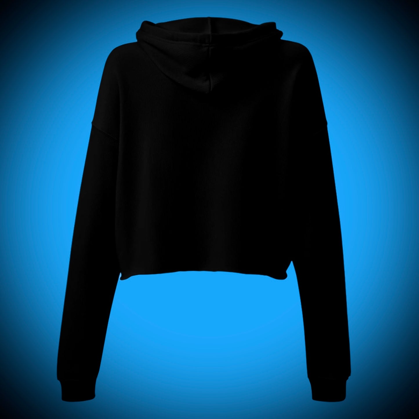 🚀 ROCKET LOGO - Premium Embroidered Crop Hoodie