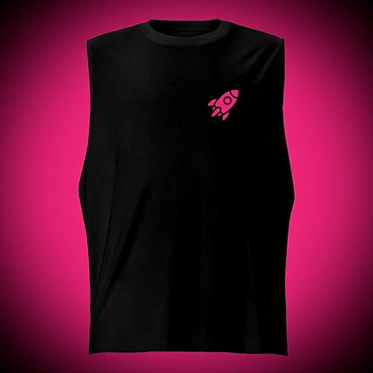 🚀 ROCKET - Premium Muscle Vest With Poster