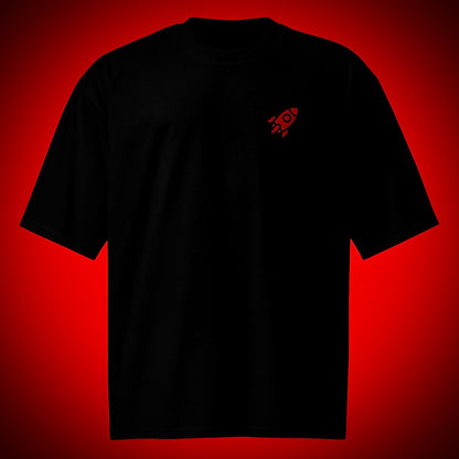 🚀 ROCKET - Premium Embroidered Heavyweight Tee Without Poster