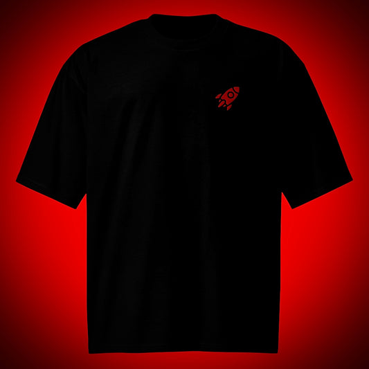 🚀 ROCKET - Premium Embroidered Heavyweight Tee Without Poster