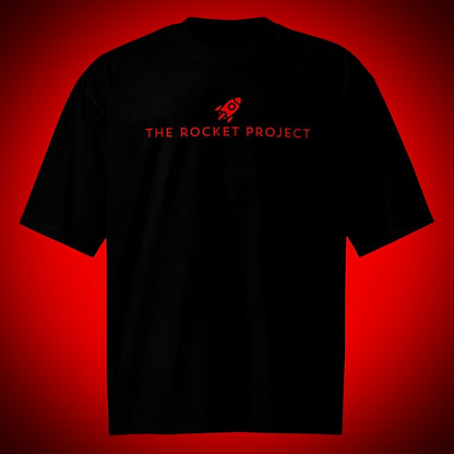 🚀 THE ROCKET PROJECT - Premium Oversized Heavyweight Tee
