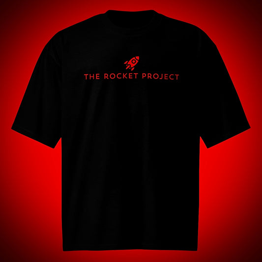 🚀 THE ROCKET PROJECT - Premium Oversized Heavyweight Tee