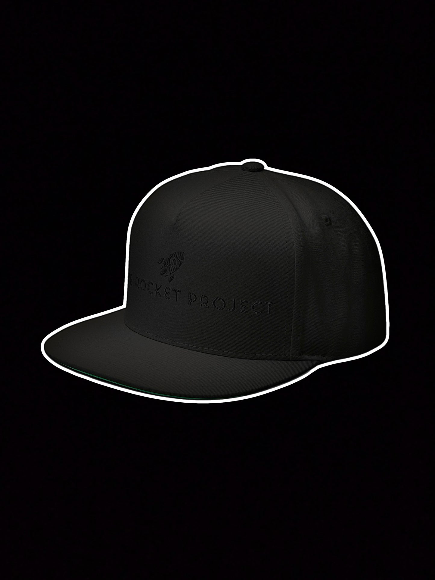 🚀 THE ROCKET PROJECT - Embroidered Snapback Hat