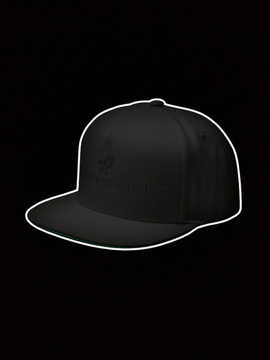 🚀 THE ROCKET PROJECT - Embroidered Snapback Hat