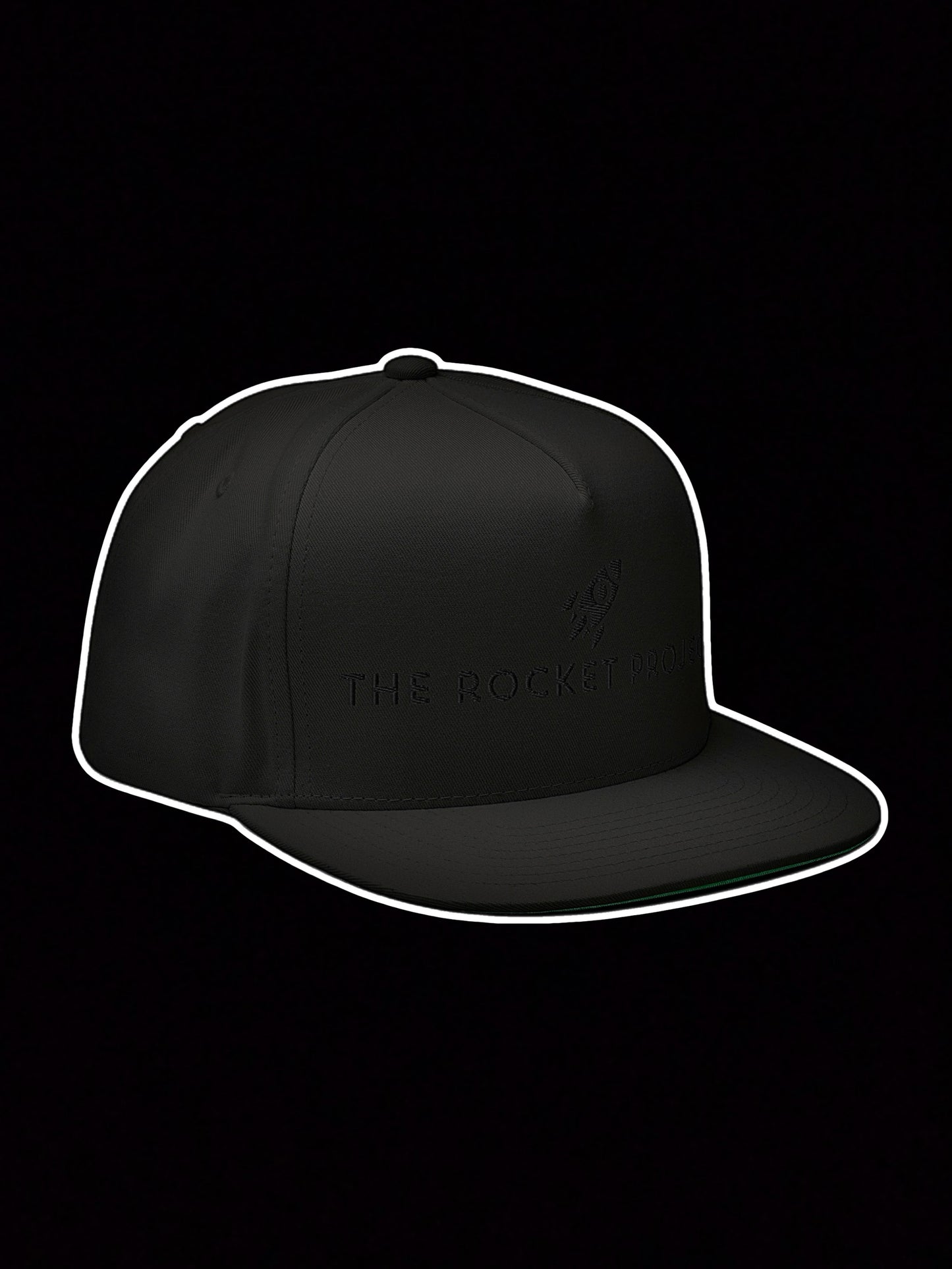 🚀 THE ROCKET PROJECT - Embroidered Snapback Hat