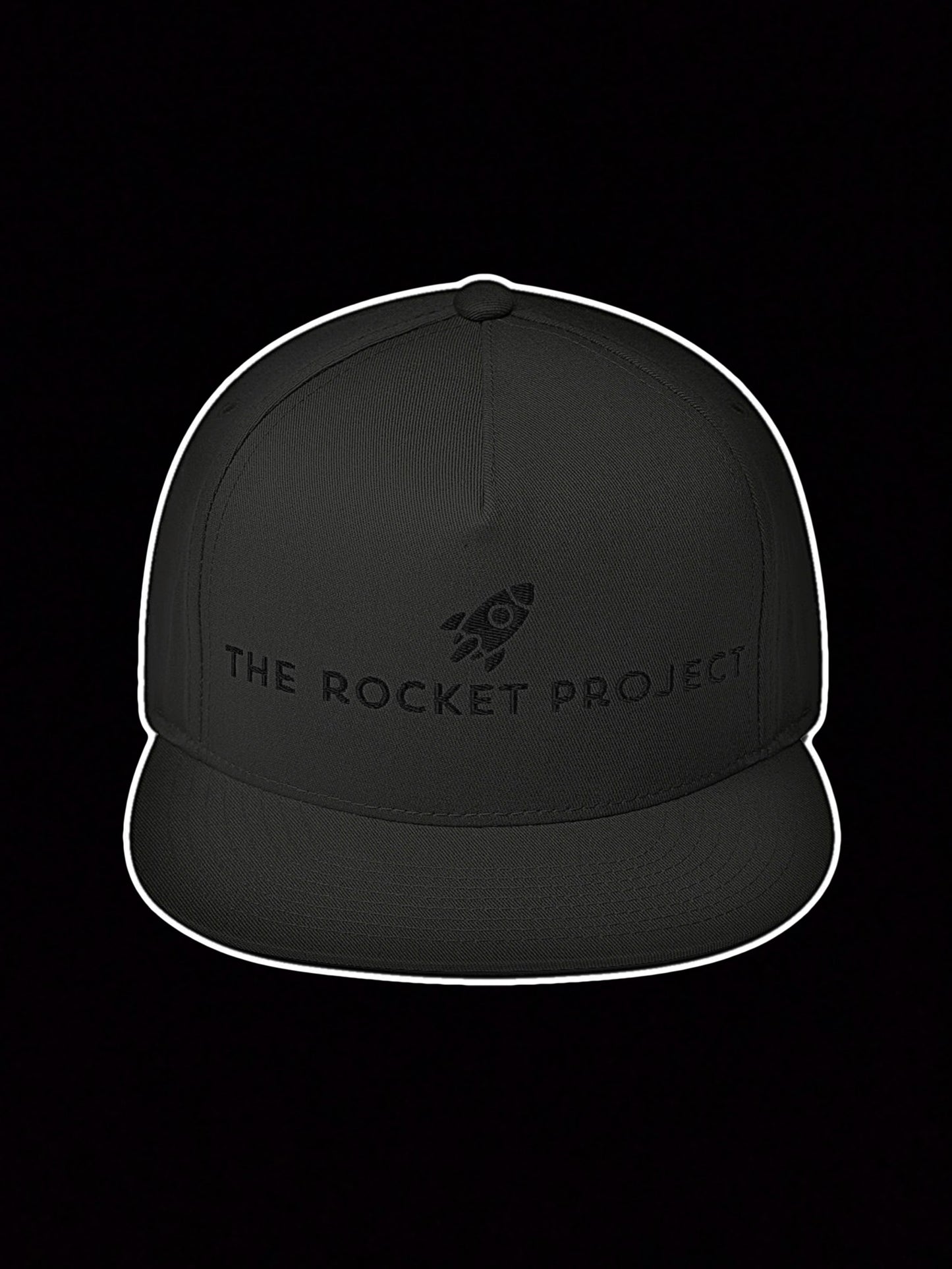 🚀 THE ROCKET PROJECT - Embroidered Snapback Hat