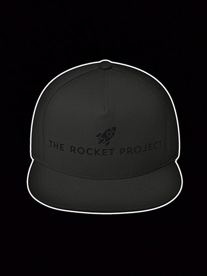 🚀 THE ROCKET PROJECT - Embroidered Snapback Hat