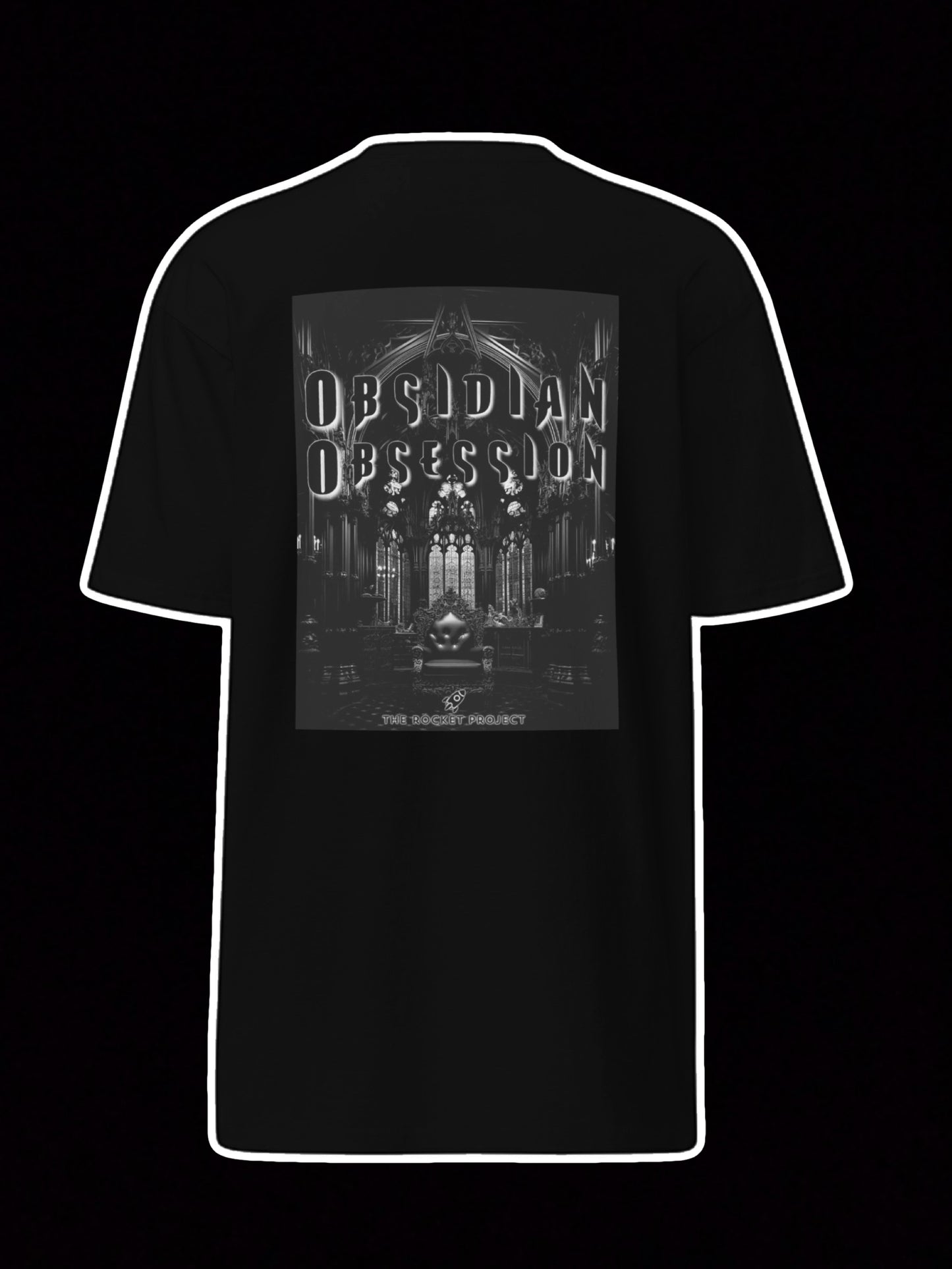 🚀 Rocket Logo - Premium Heavyweight Embroidered Tee With Poster