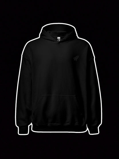 🚀 ROCKET LOGO - Embroidered Premium Hoodie With Poster