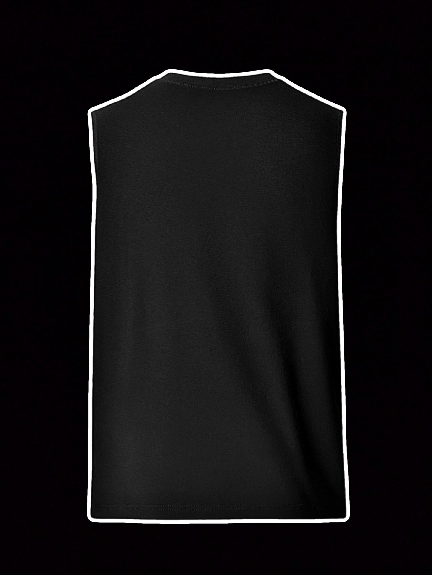 🚀 ROCKET LOGO - Premium Embroidered Muscle Vest Without Poster