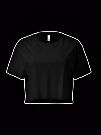 🚀 THE ROCKET PROJECT - Premium Embroidered Crop Tee