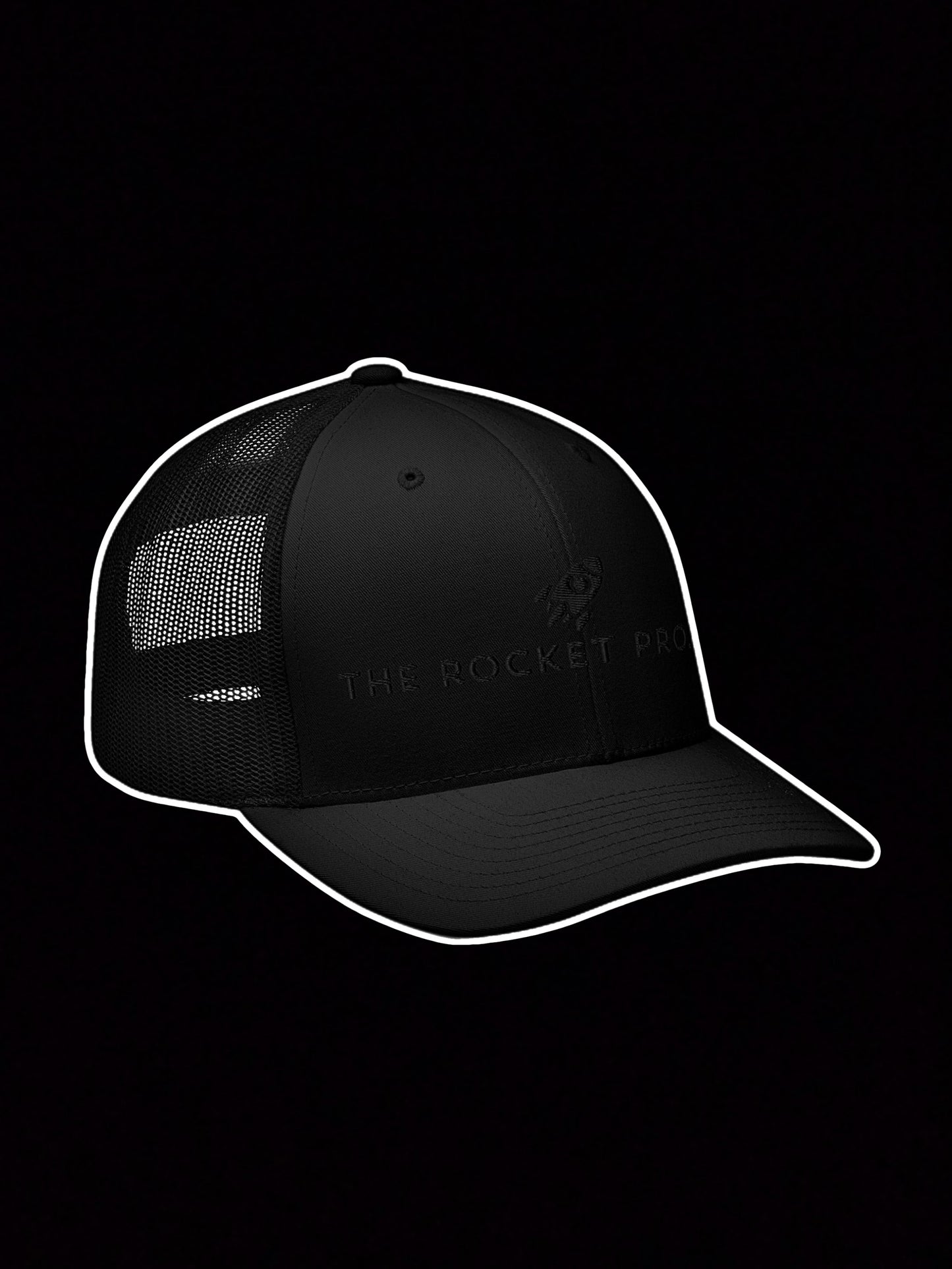 🚀 THE ROCKET PROJECT - Embroidered Trucker Cap