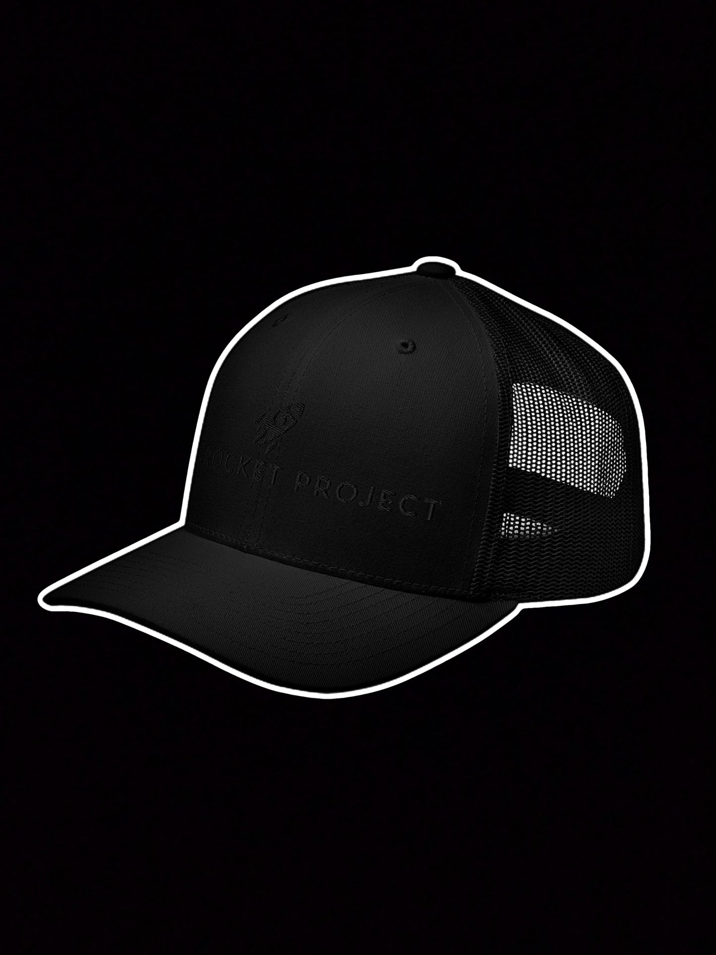 🚀 THE ROCKET PROJECT - Embroidered Trucker Cap