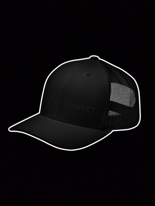 🚀 THE ROCKET PROJECT - Embroidered Trucker Cap