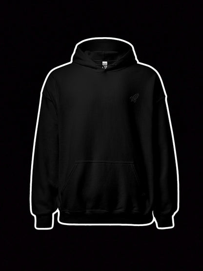 🚀 ROCKET LOGO - Embroidered Premium Hoodie Without Poster