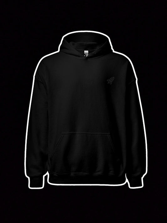 🚀 ROCKET LOGO - Embroidered Premium Hoodie Without Poster