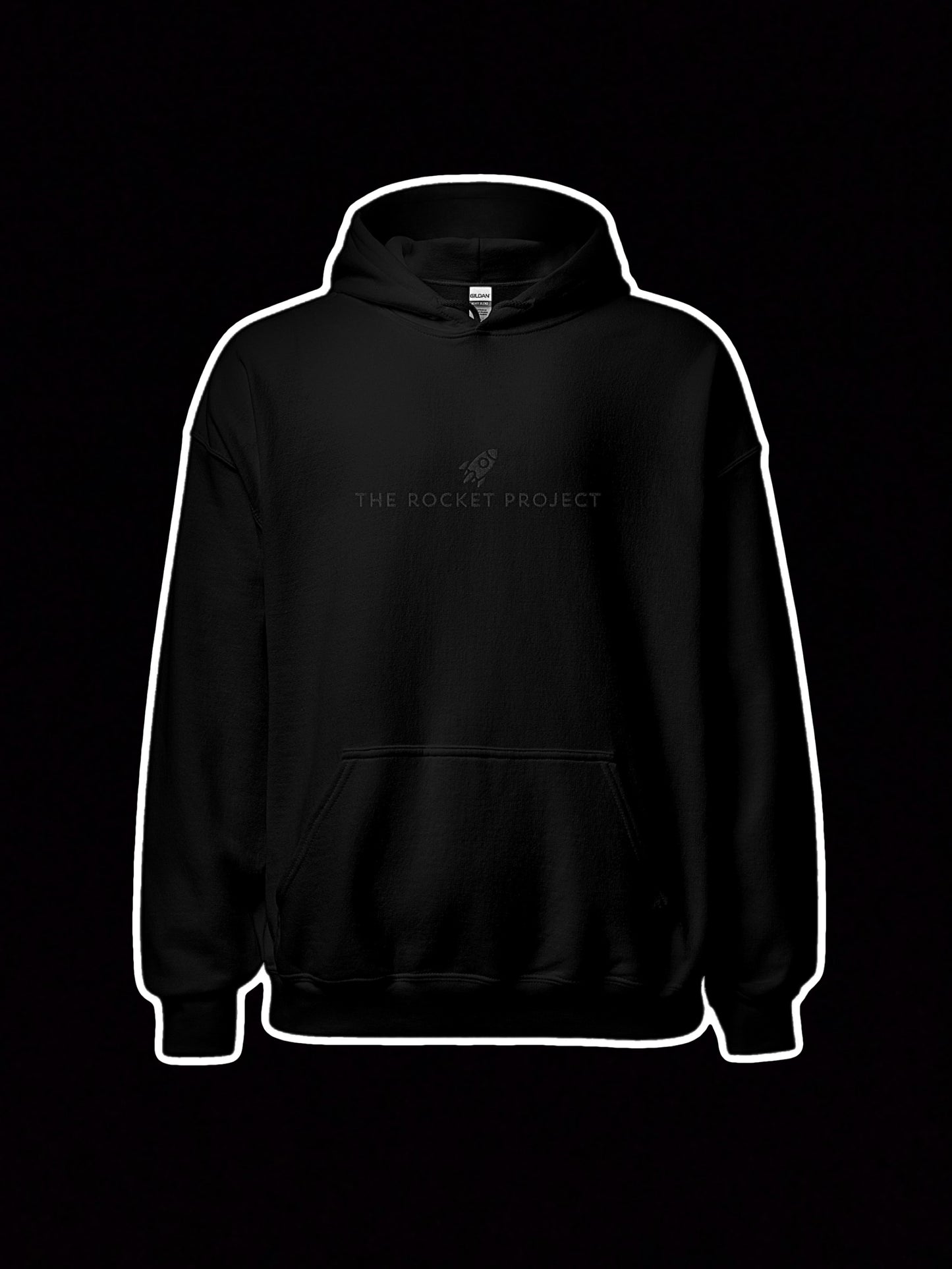 🚀 THE ROCKET PROJECT - Embroidered Premium Hoodie