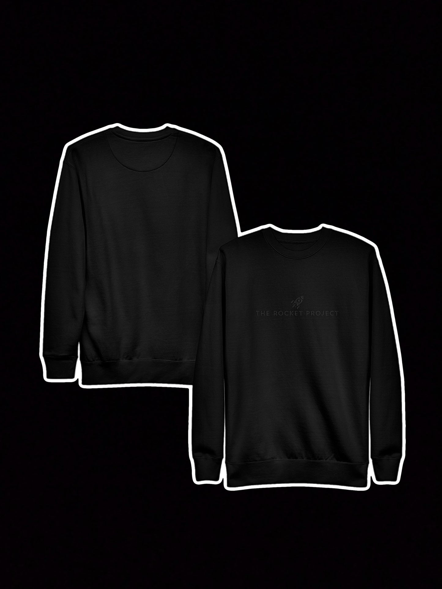 🚀 THE ROCKET PROJECT LOGO - Premium Embroidered Jumper