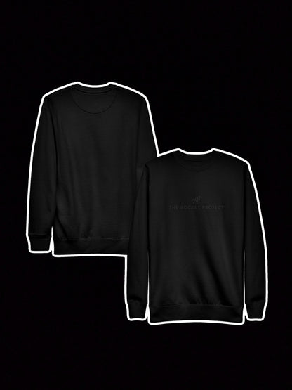 🚀 THE ROCKET PROJECT LOGO - Premium Embroidered Jumper