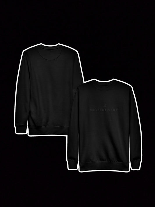 🚀 THE ROCKET PROJECT LOGO - Premium Embroidered Jumper