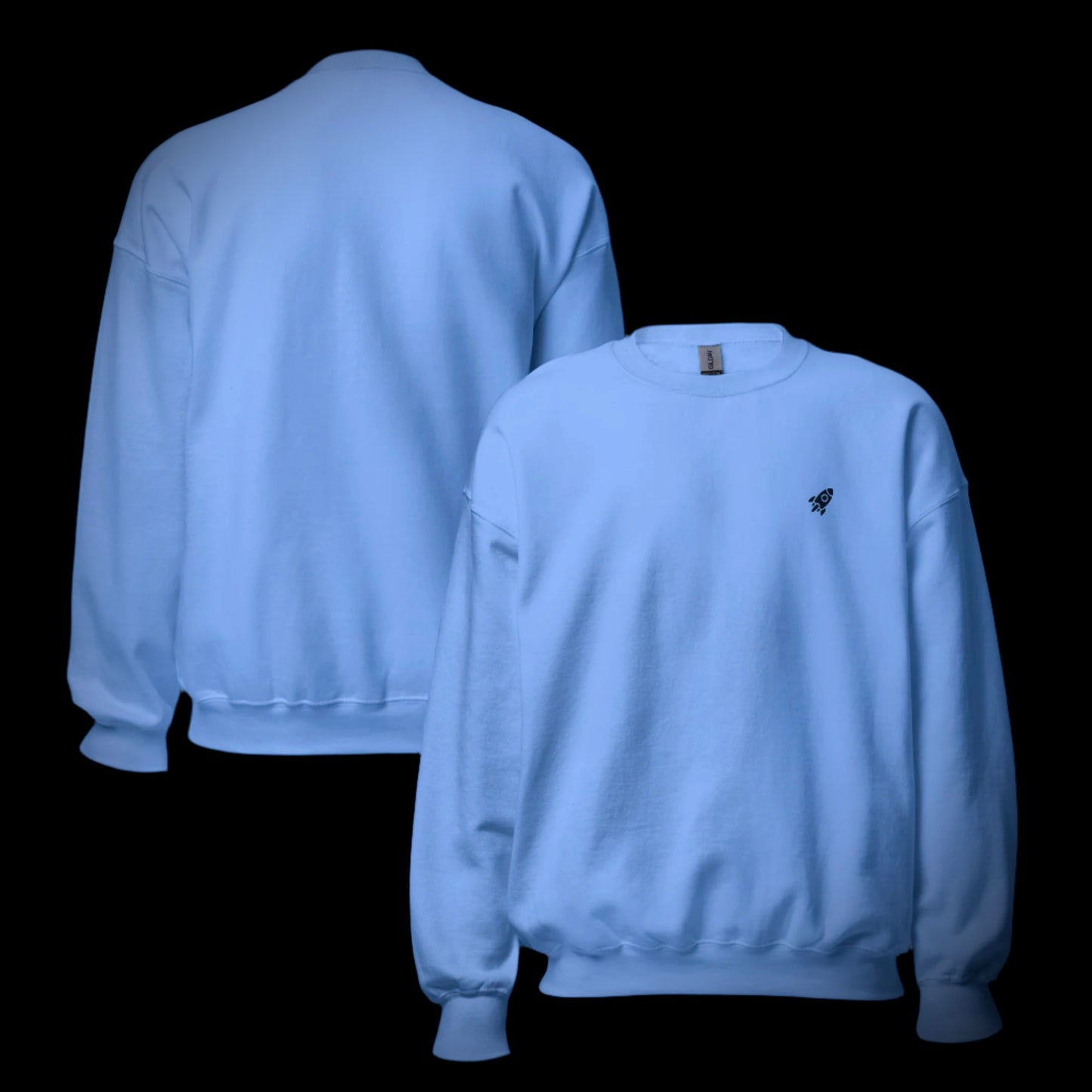 🚀 ROCKET LOGO  - Premium Embroidered Jumper Without Poster