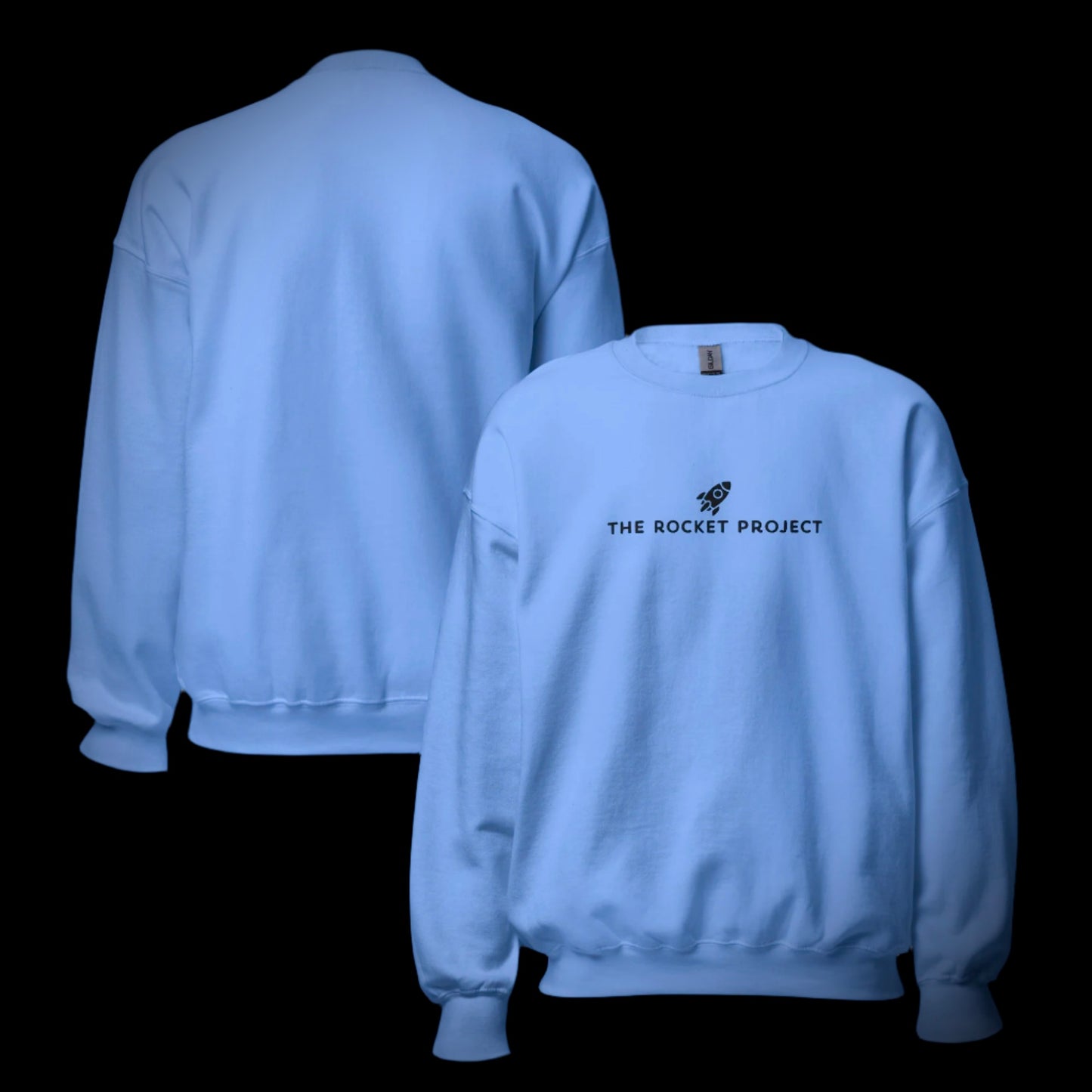 🚀 THE ROCKET PROJECT LOGO - Premium Embroidered Jumper