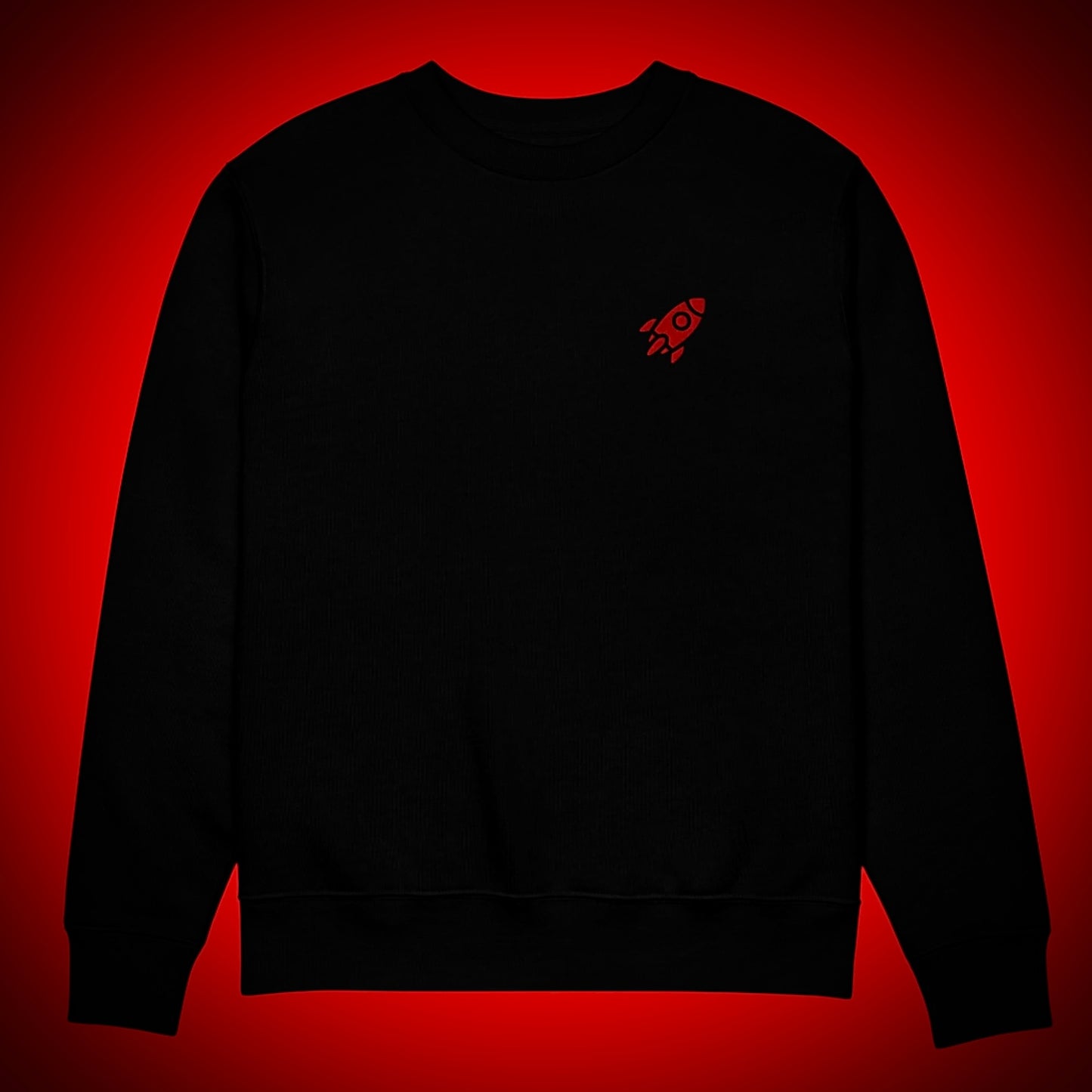 🚀 ROCKET - Premium Embroidered Jumper Without Poster