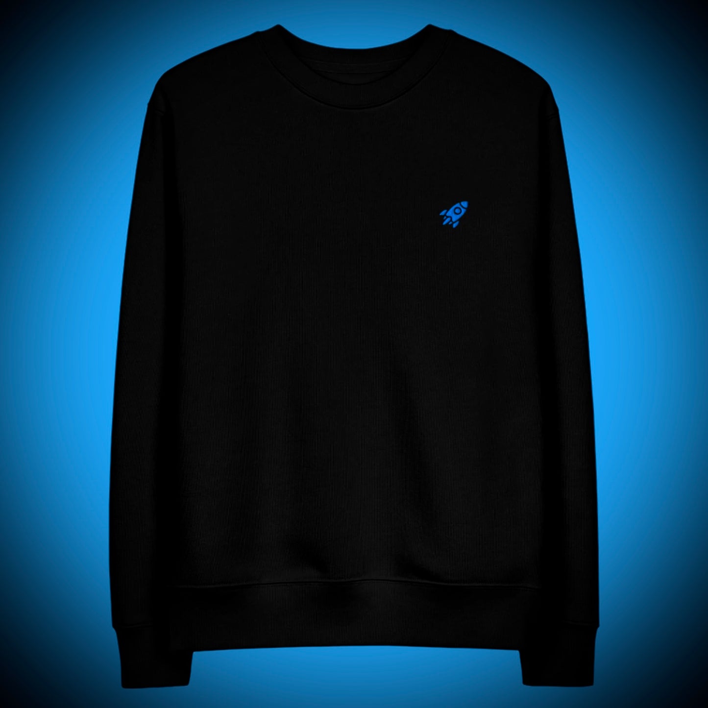 🚀 ROCKET LOGO - Premium Embroidered Jumper Without Poster