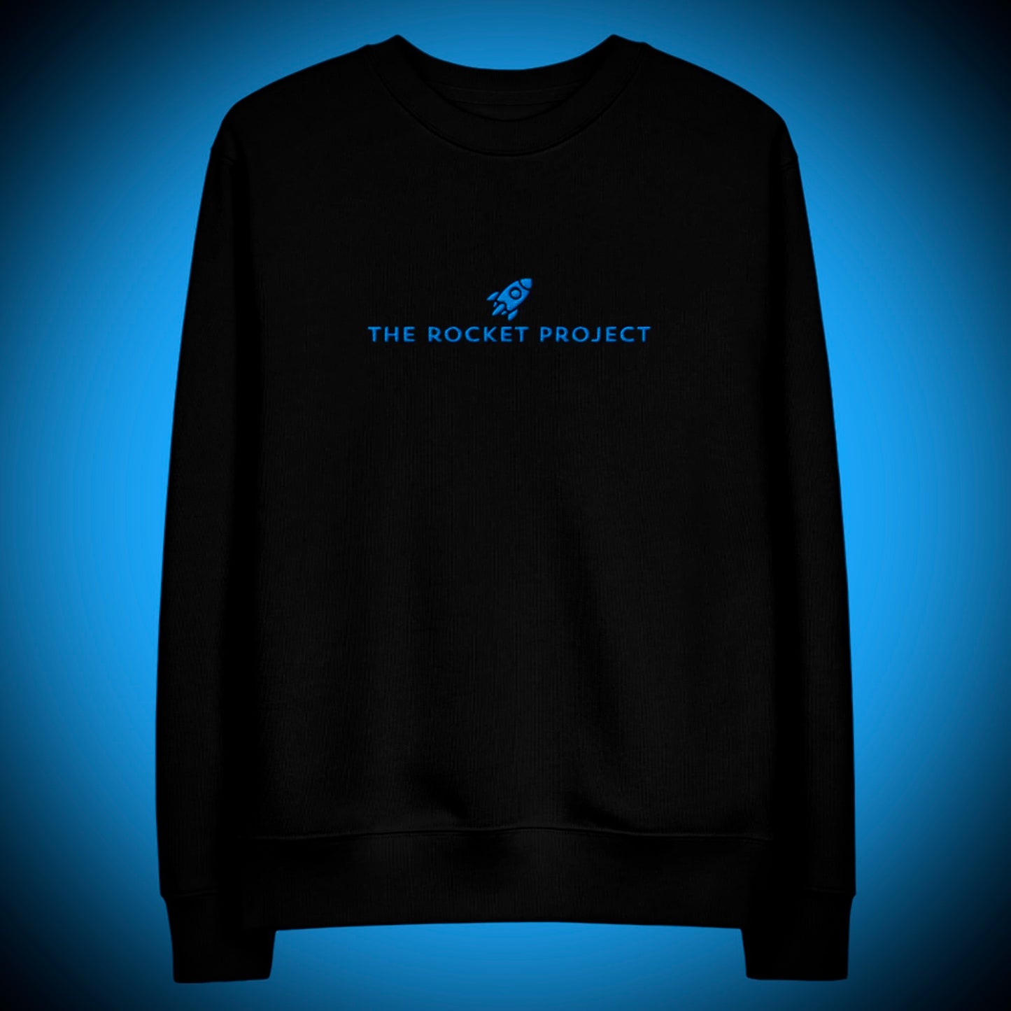 🚀 THE ROCKET PROJECT LOGO - Premium Embroidered Jumper