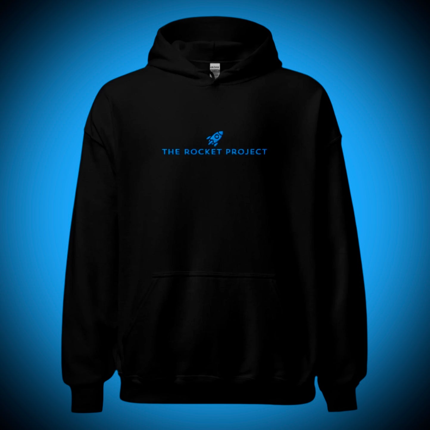 🚀 THE ROCKET PROJECT LOGO - Premium Embroidered Heavyweight Hoodie