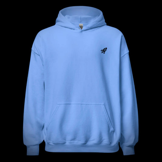 🚀 ROCKET LOGO  - Premium Embroidered Heavyweight Hoodie Without Poster