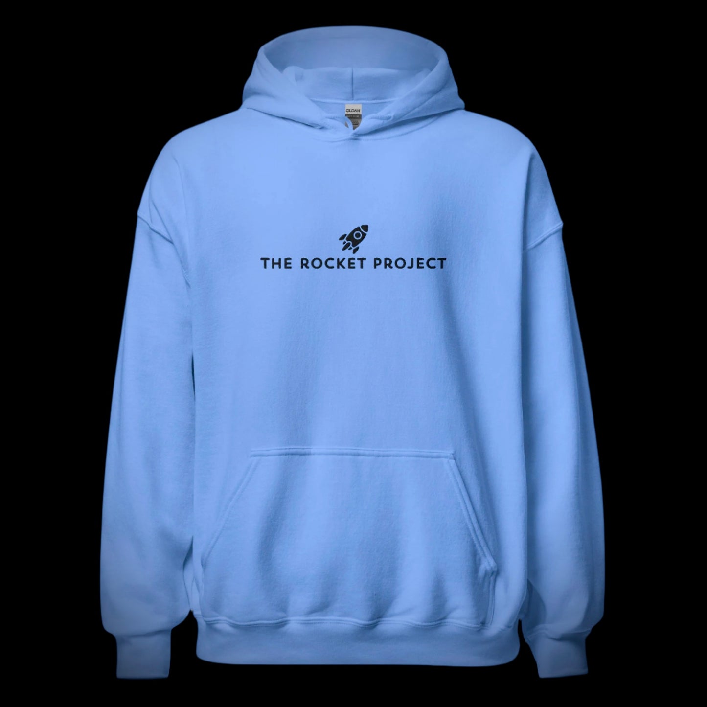 🚀 THE ROCKET PROJECT LOGO - Premium Embroidered Heavyweight Hoodie