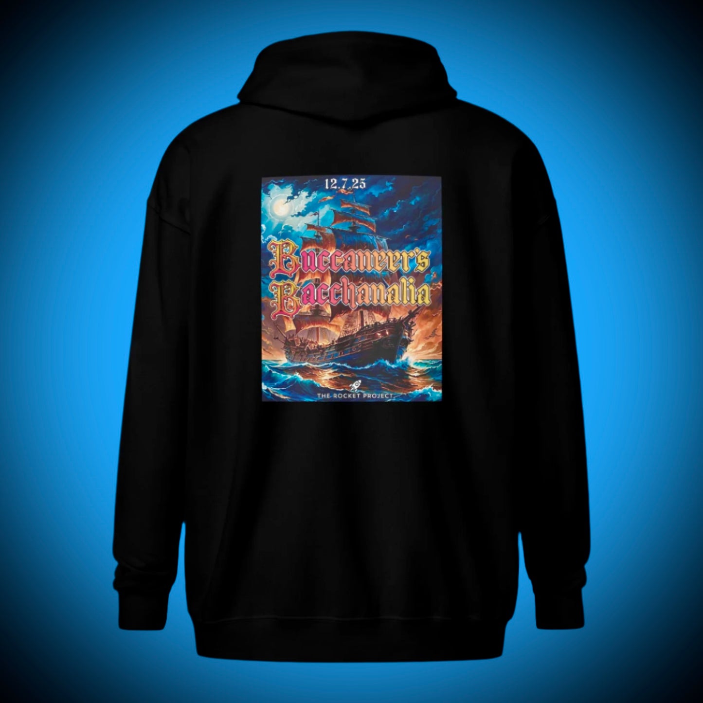 🚀 ROCKET LOGO - Premium Heavyweight Hoodie With Poster