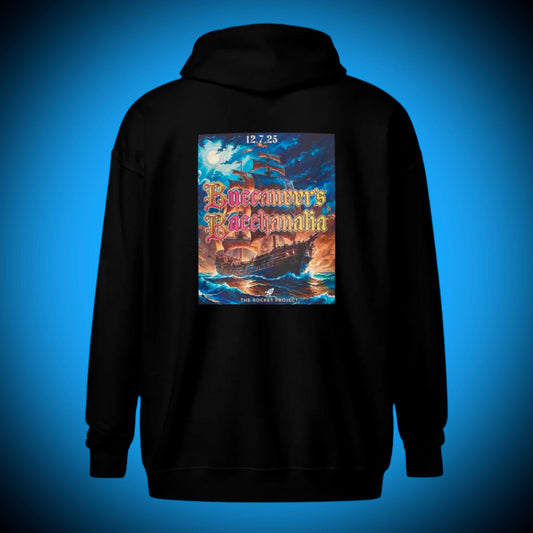 🚀 ROCKET LOGO - Premium Heavyweight Hoodie With Poster