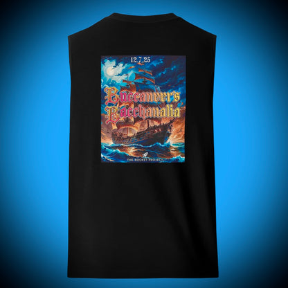 🚀 ROCKET LOGO - Premium Muscle Vest With Poster
