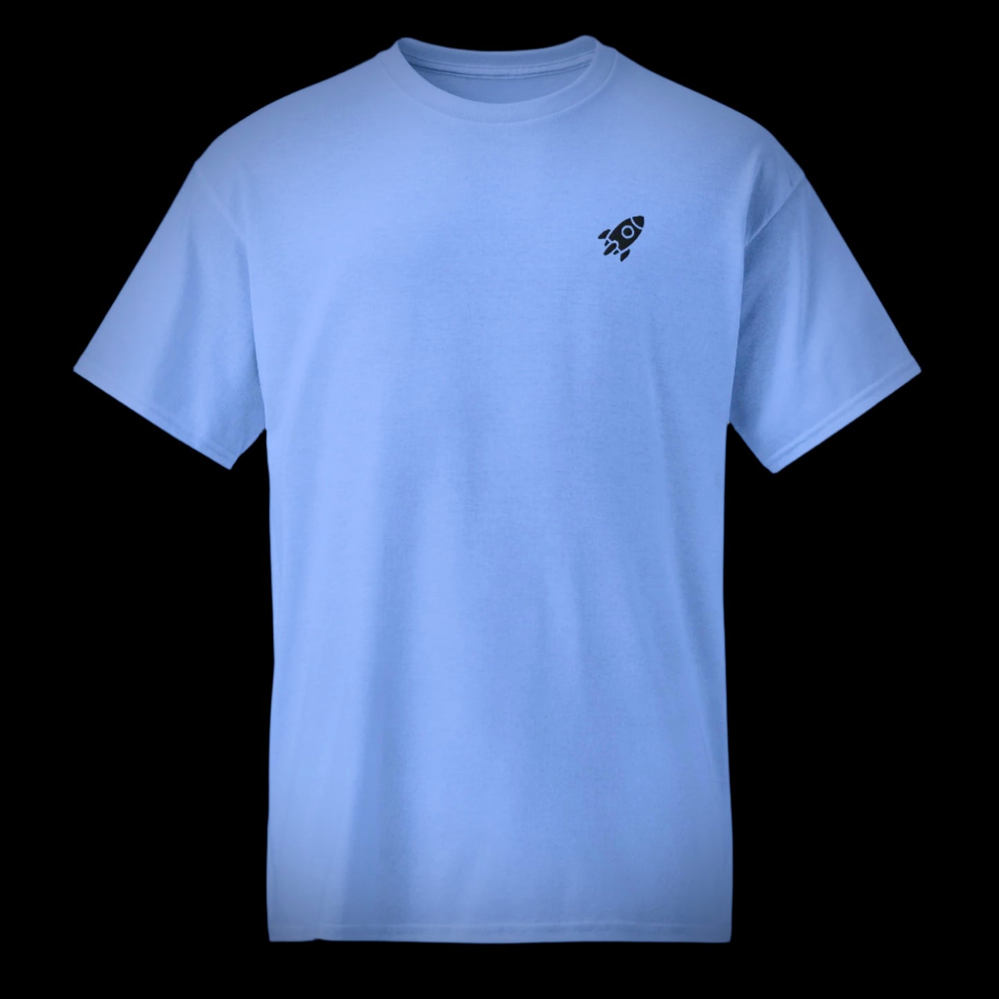 🚀 ROCKET LOGO - Premium Embroidered Tee Without Poster