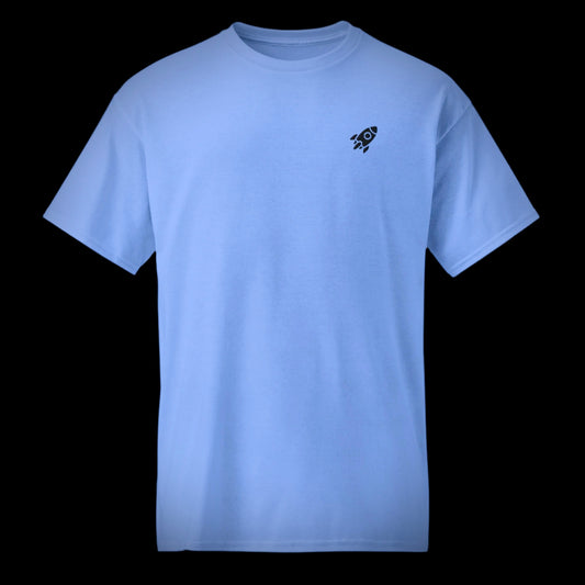 🚀 ROCKET LOGO - Premium Embroidered Tee Without Poster